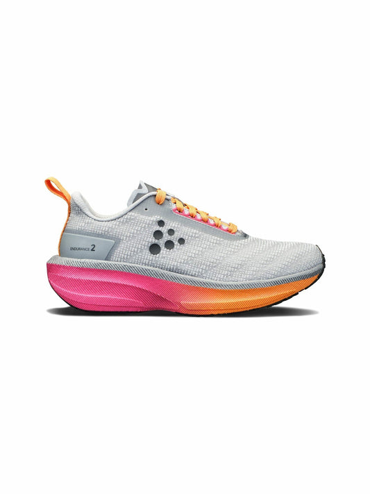 Craft Endurance 2 Running Shoe - PLATNUM-SOUR