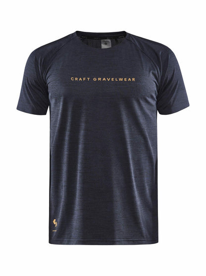 Craft ADV Gravel Bike Short Sleeve Tee - Black Melange
