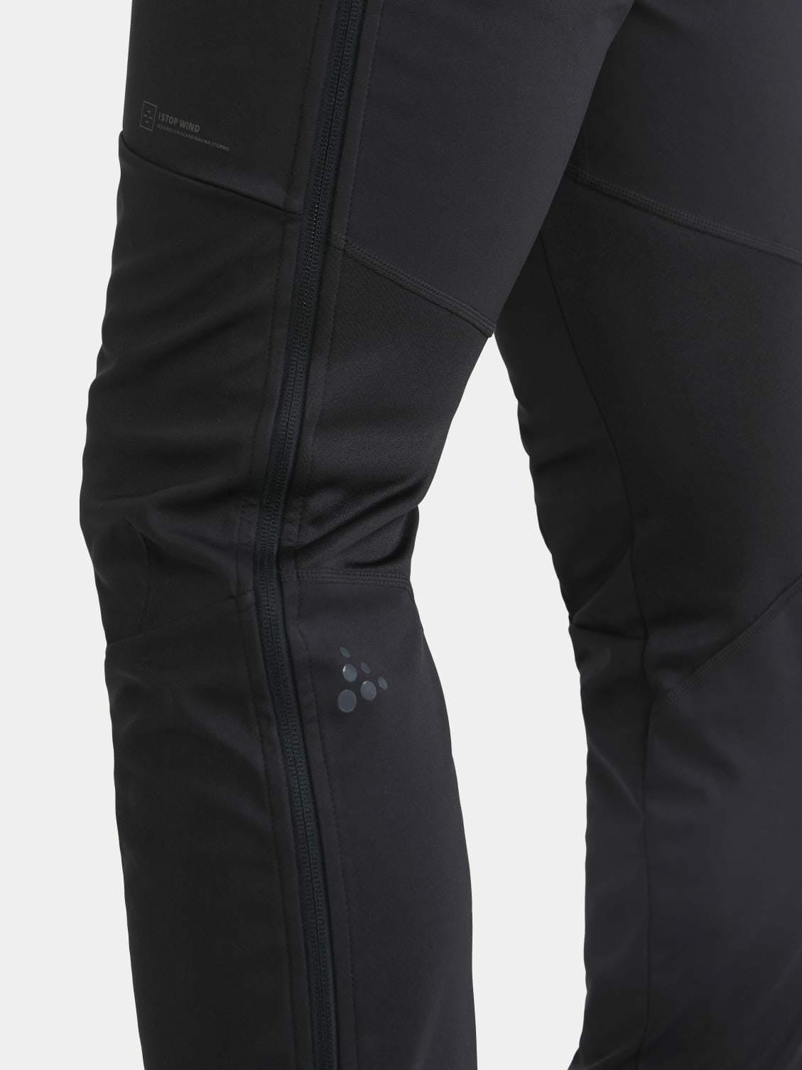 Craft Core XC Training Full-Zip Pants - Black