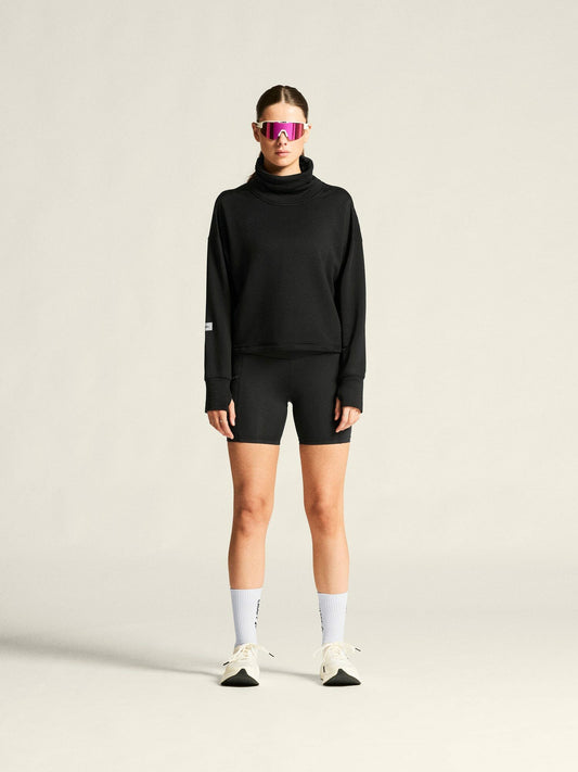 Craft SubZ Funnelneck Running Jersey - Black