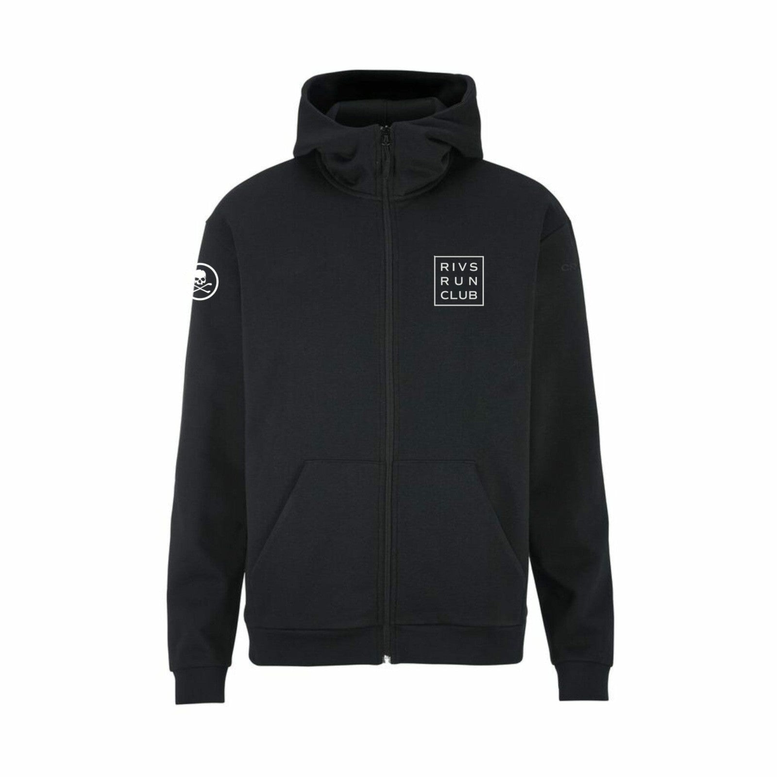 Craft Rivs Run Club Community 2.0 FZ Hoodie - Black/Rivs1