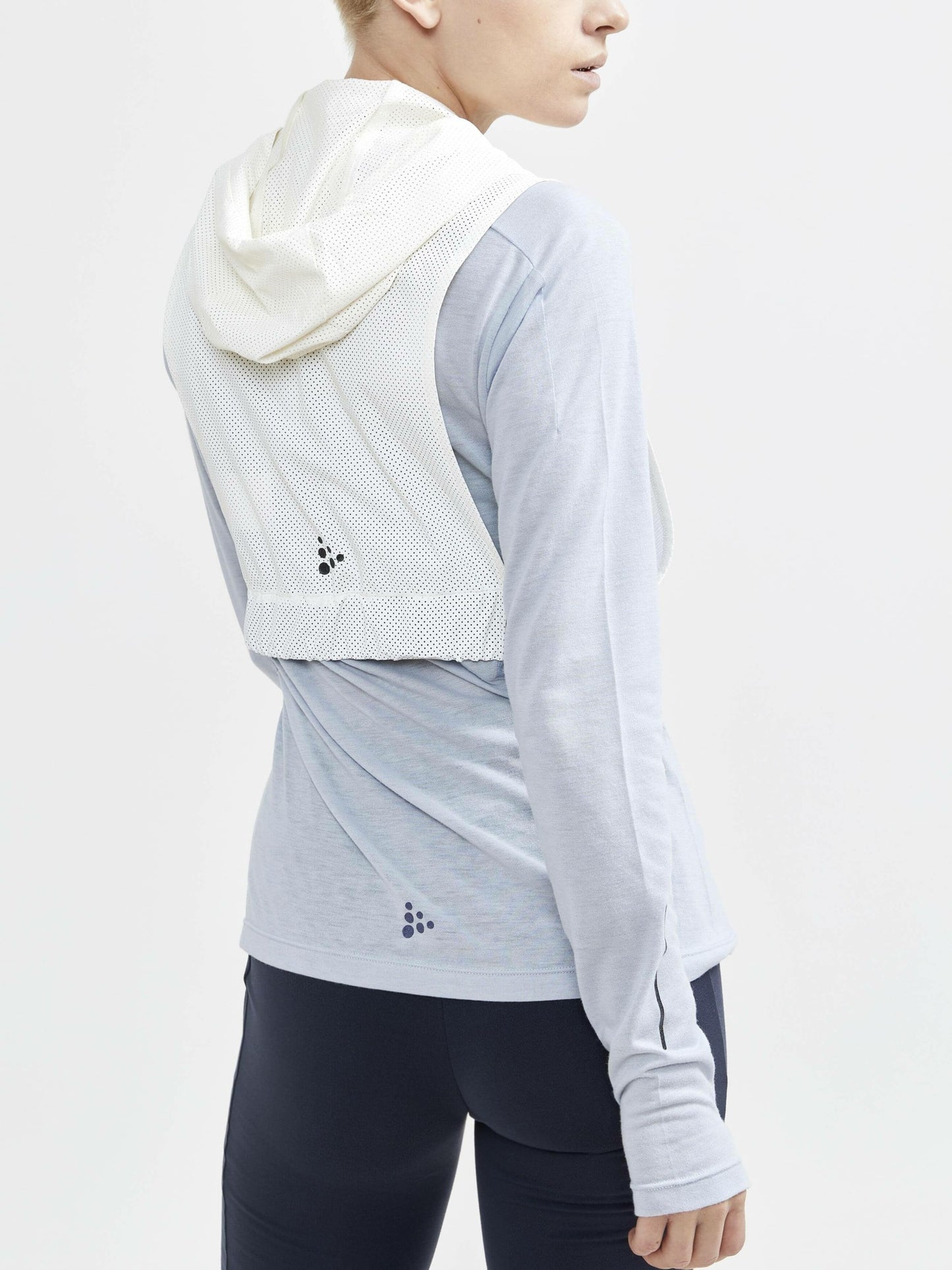 Craft ADV Lumen Short Vest - WHITE/BLACK