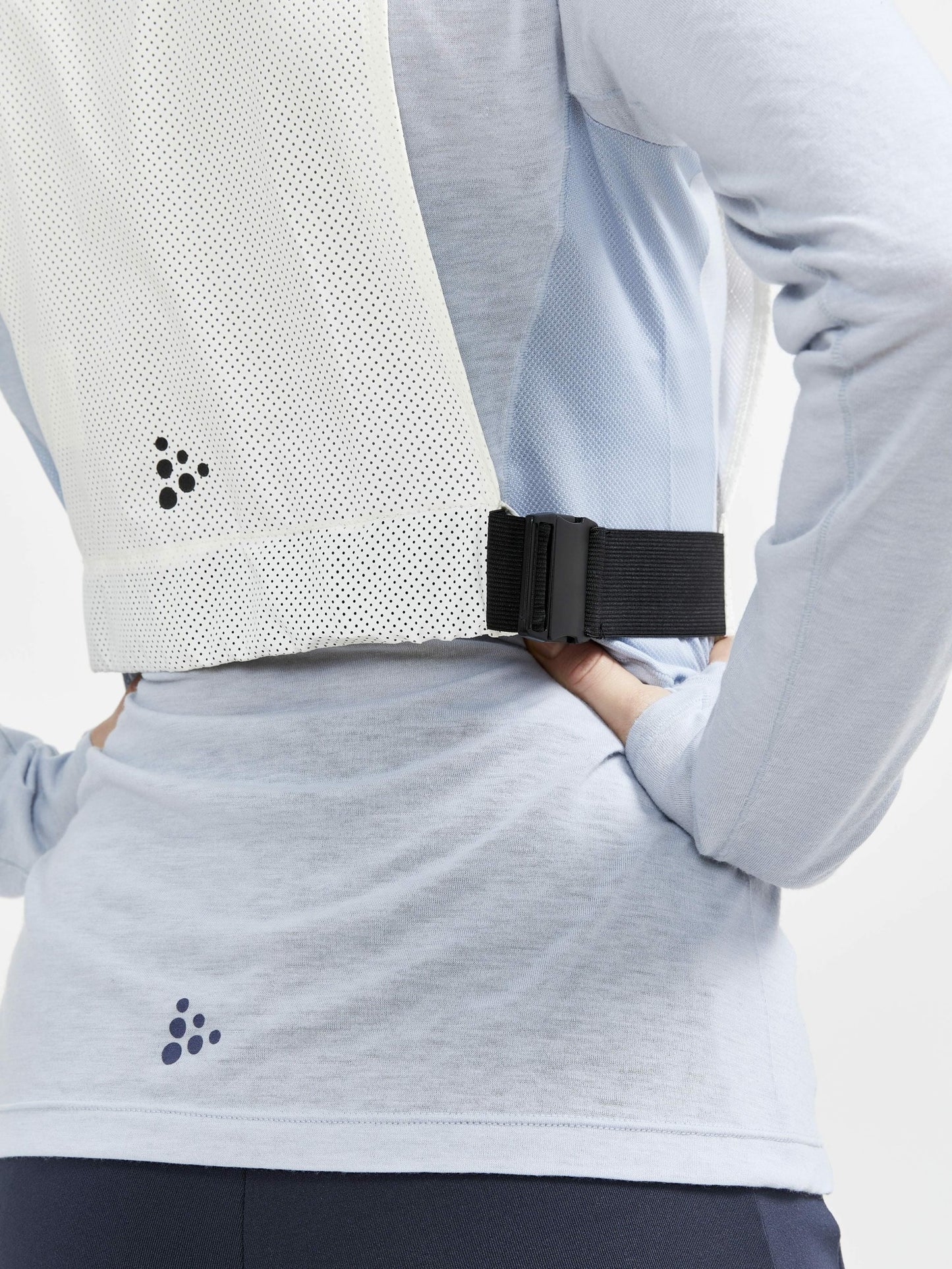 Craft ADV Lumen Short Vest - WHITE/BLACK