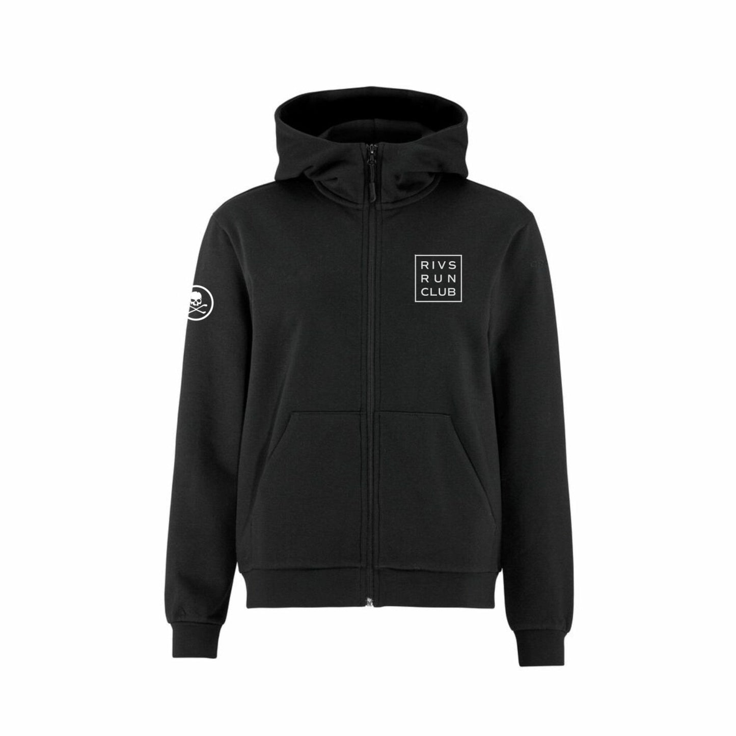 Craft Rivs Run Club Community 2.0 FZ Hoodie - Black/Rivs1