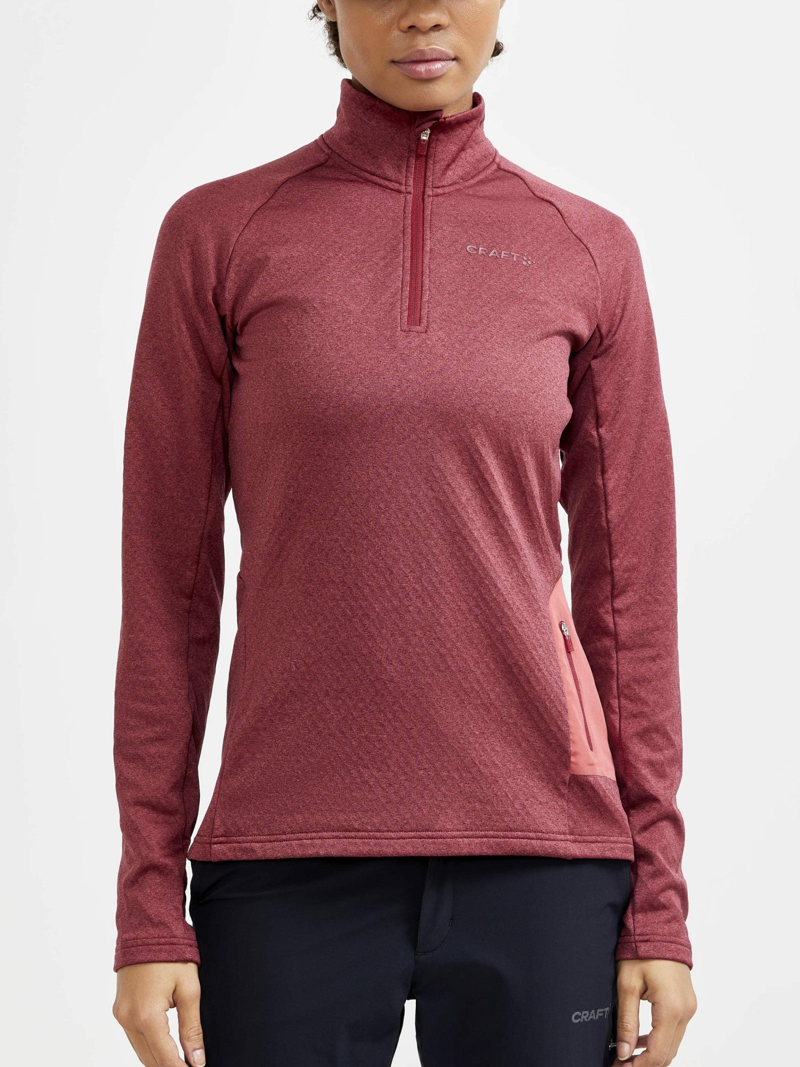 Craft Core Trim Thermal Midlayer - RHUBARB MELANGE