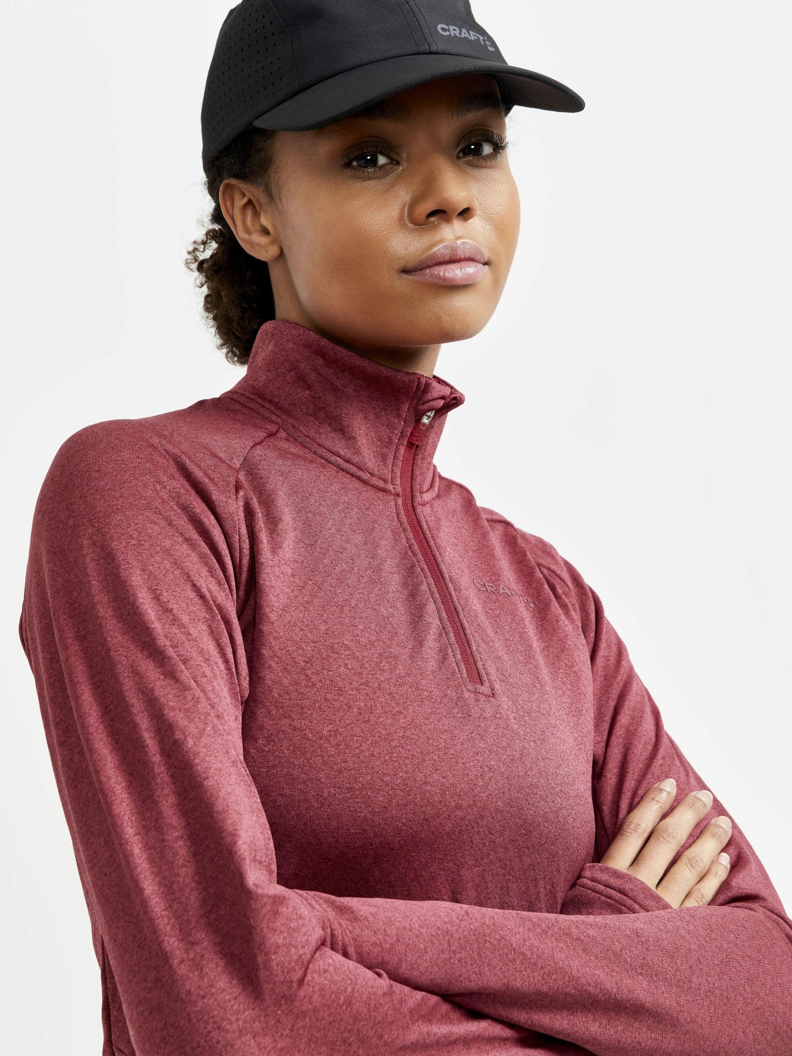 Craft Core Trim Thermal Midlayer - RHUBARB MELANGE
