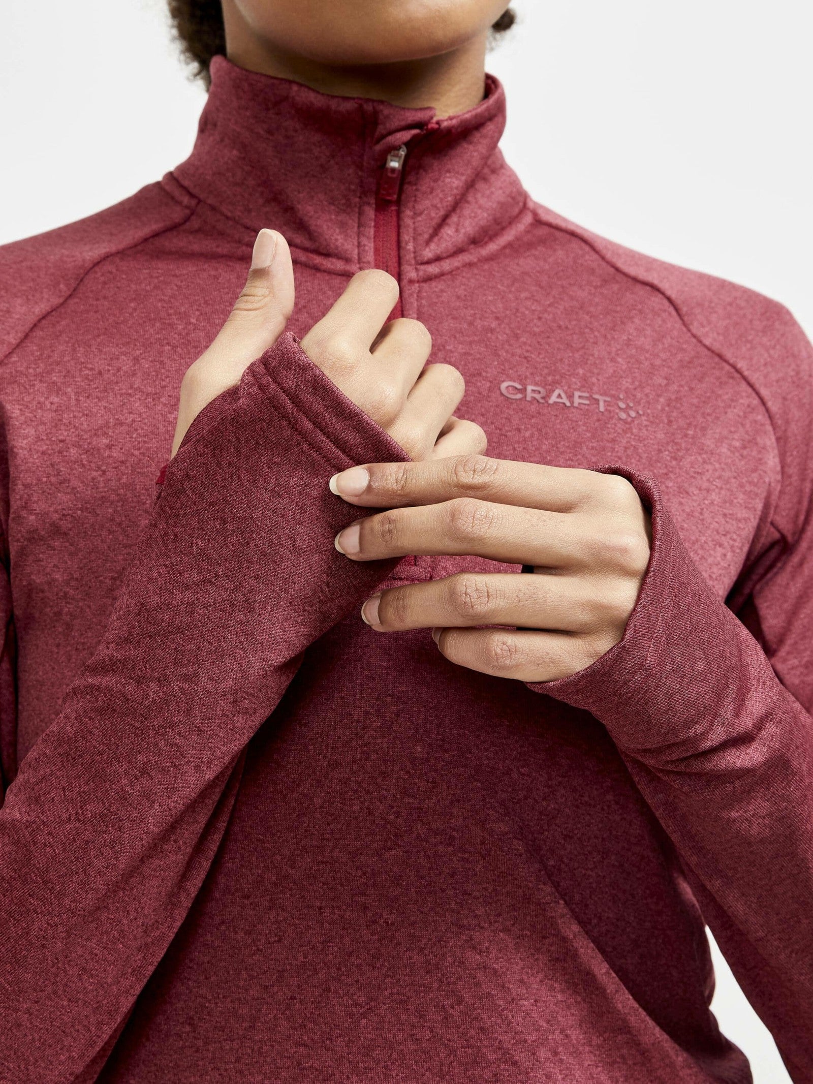 Craft Core Trim Thermal Midlayer - RHUBARB MELANGE