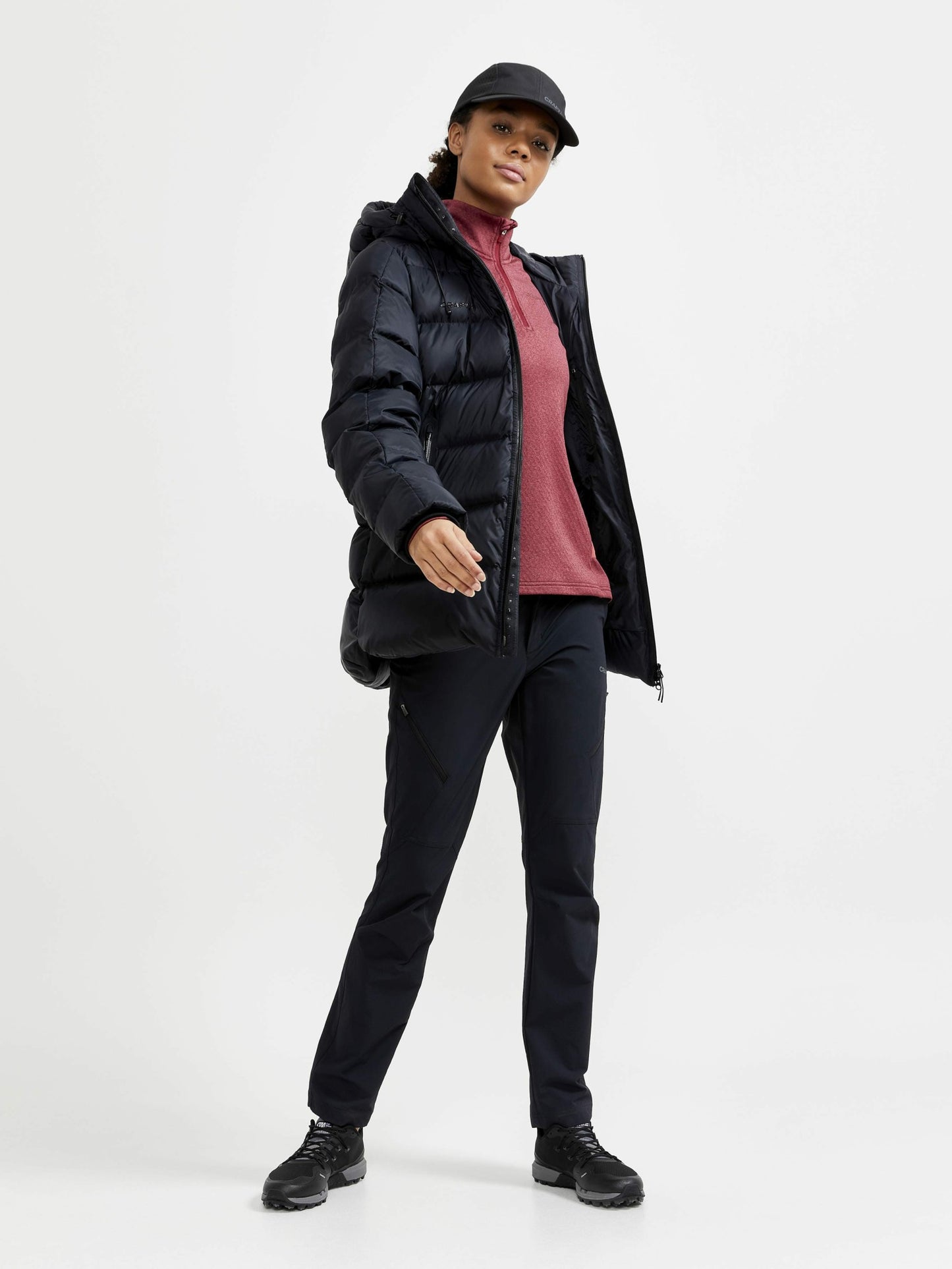 Craft Core Trim Thermal Midlayer - RHUBARB MELANGE