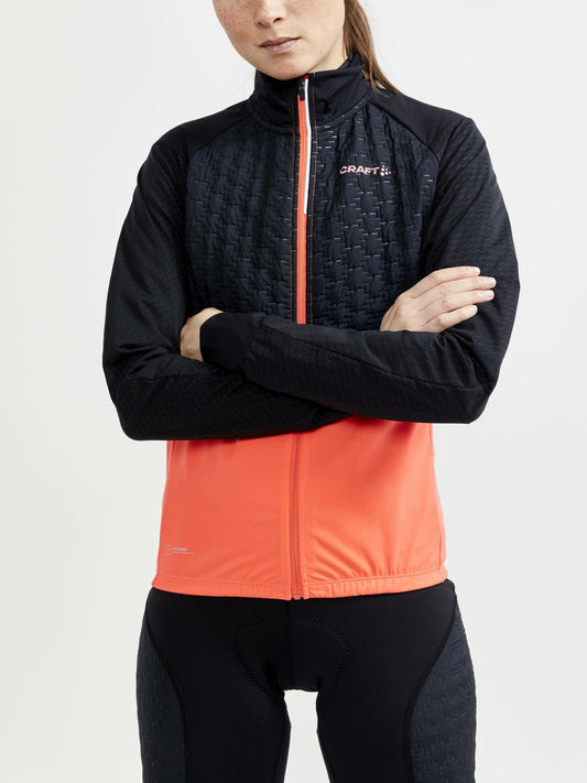 Craft ADV SubZ Lumen Cycling Jacket - BLACK/SHOCK