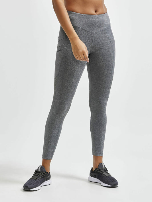Craft ADV Essence Training Tights - Dk Grey Melange