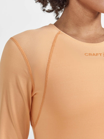 Craft ADV Essence Longsleeve Training Tee - PEACH