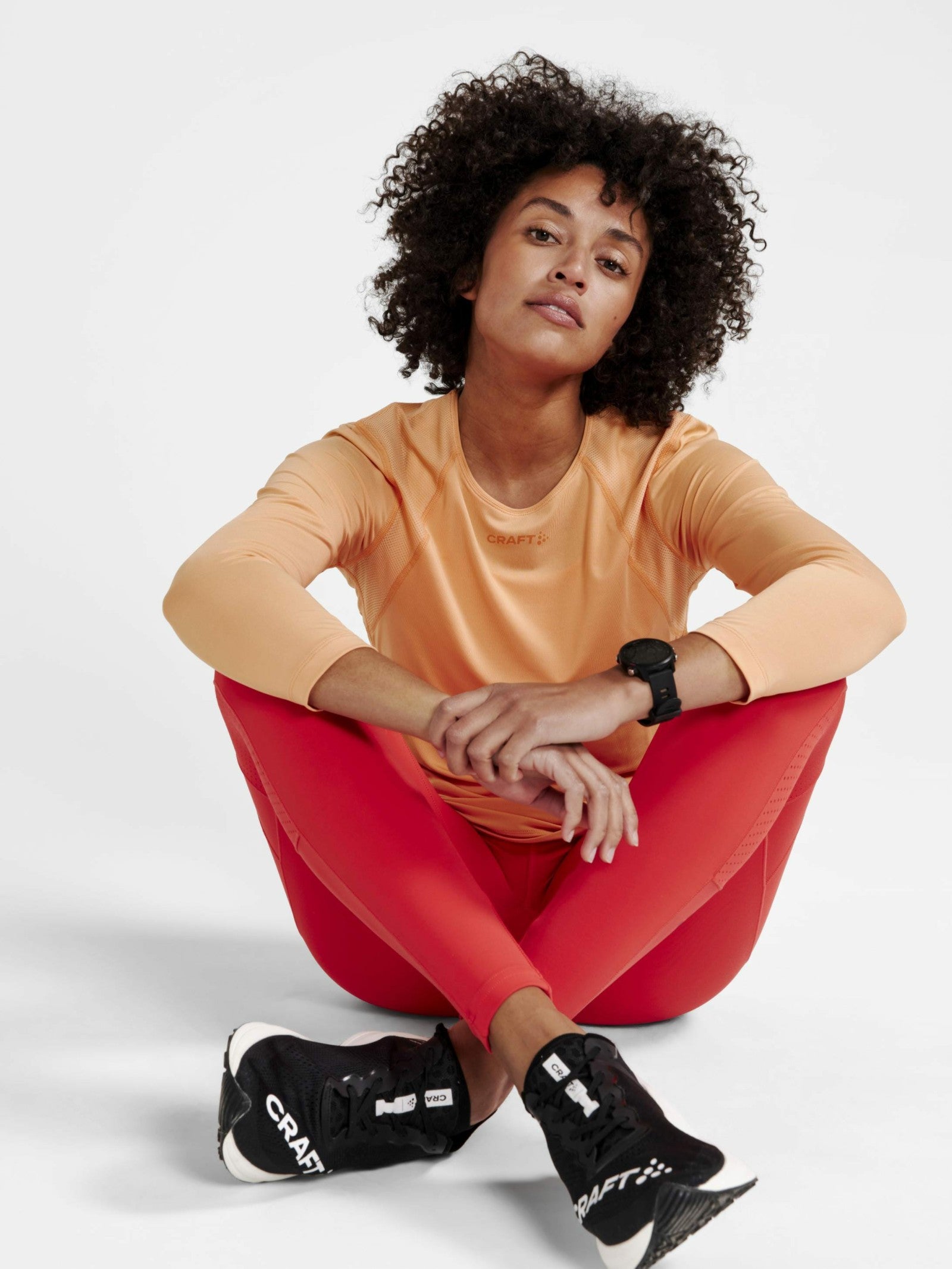 Craft ADV Essence Longsleeve Training Tee - PEACH