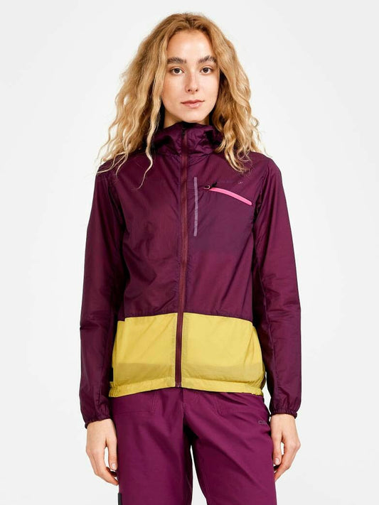 Craft ADV Gravel Wind Jacket - BURGUNDY-CRESS