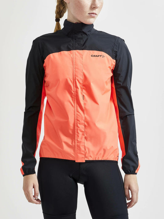 Craft Core Endur Hydro Cycling Jacket - BLACK/SHOCK