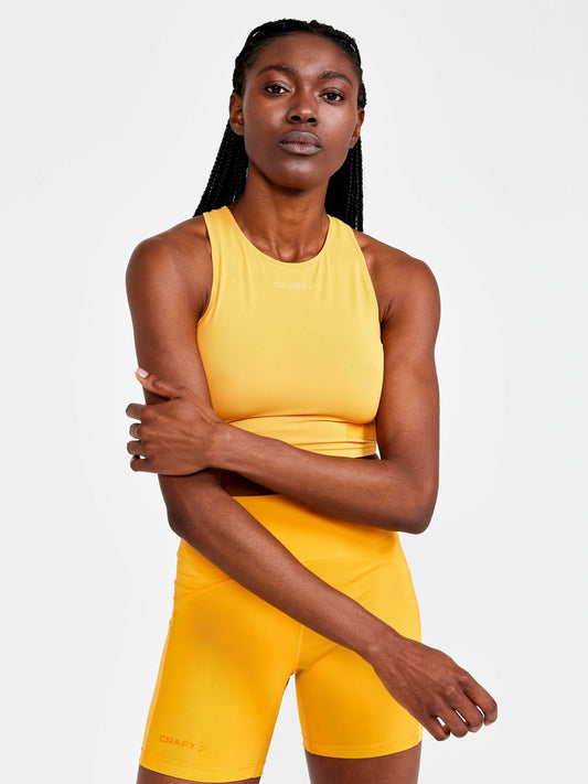 Craft Pro Hypervent Running Cropped Top - CALM