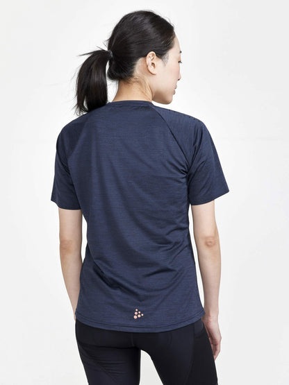 Craft ADV Gravel Bike Short Sleeve Tee - Black Melange