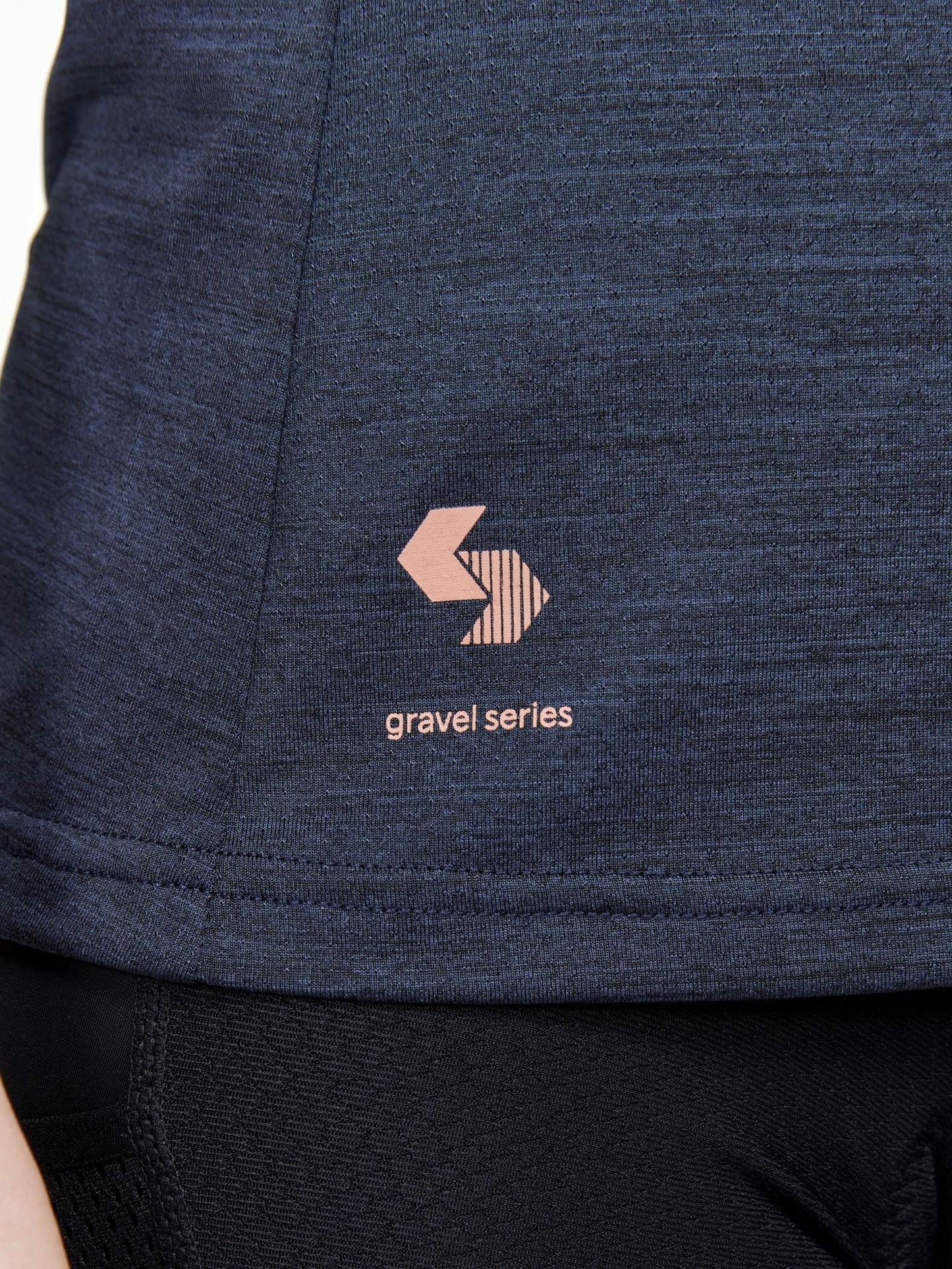 Craft ADV Gravel Bike Short Sleeve Tee - Black Melange