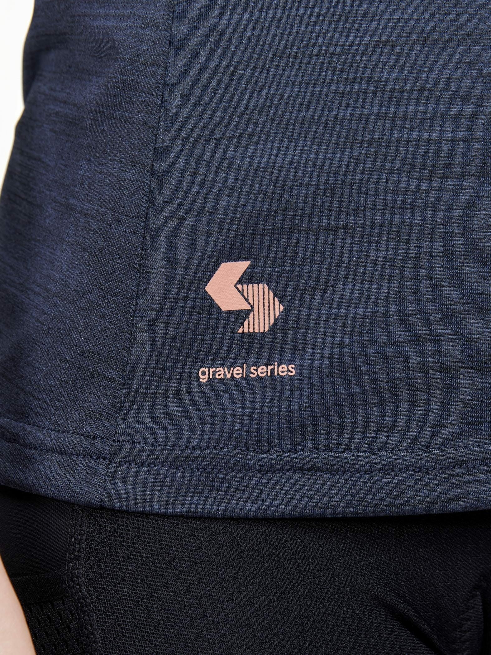 Craft ADV Gravel Bike Short Sleeve Tee - Black Melange