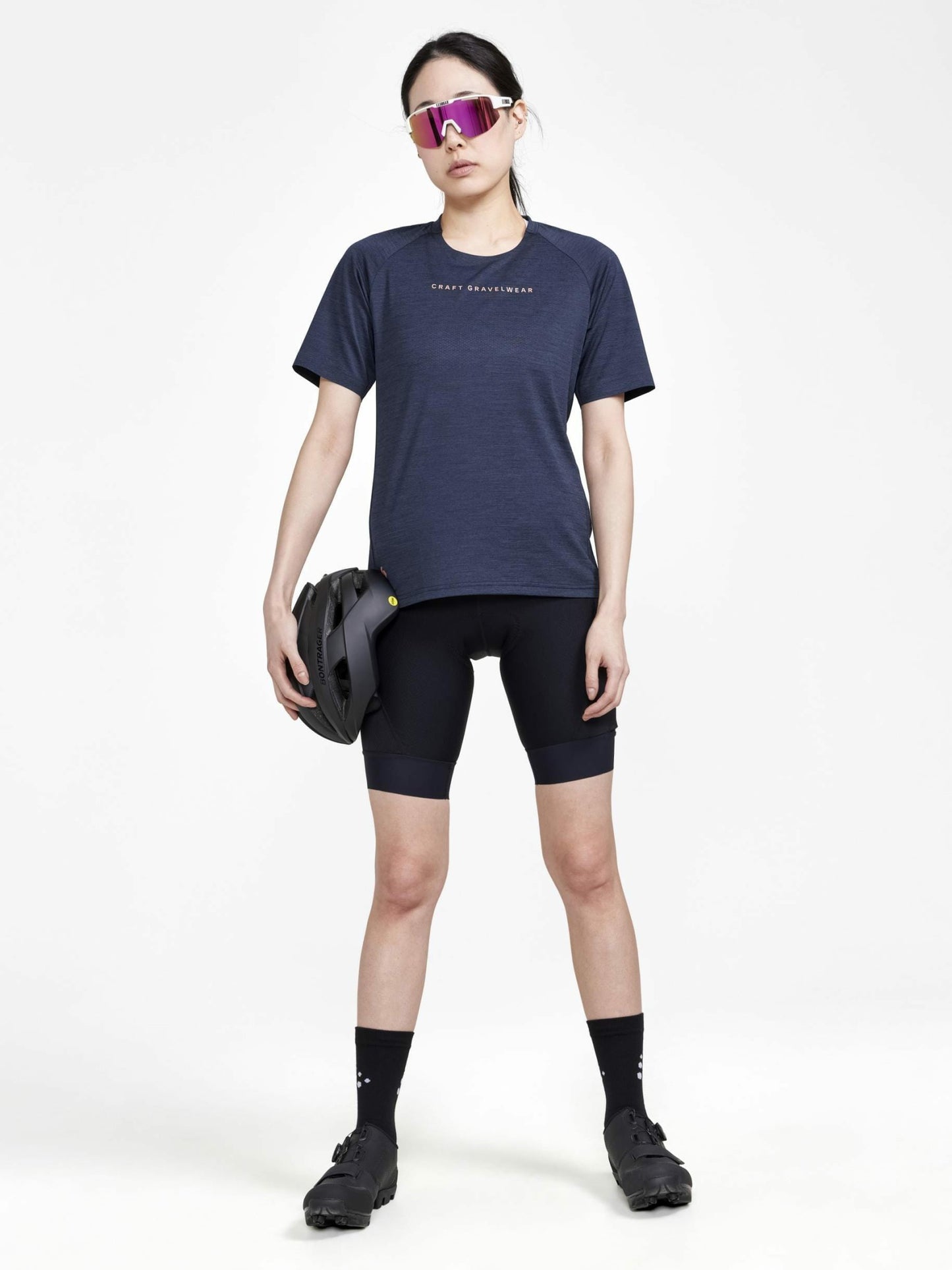Craft ADV Gravel Bike Short Sleeve Tee - Black Melange
