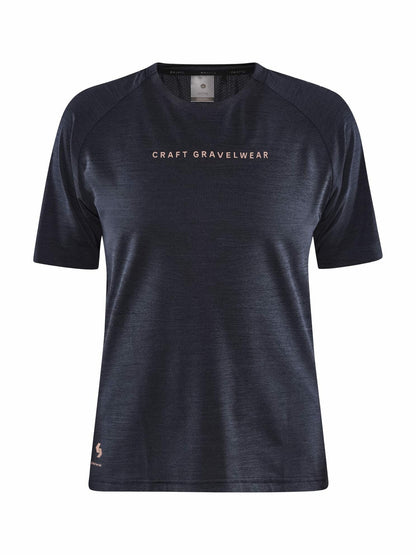 Craft ADV Gravel Bike Short Sleeve Tee - Black Melange